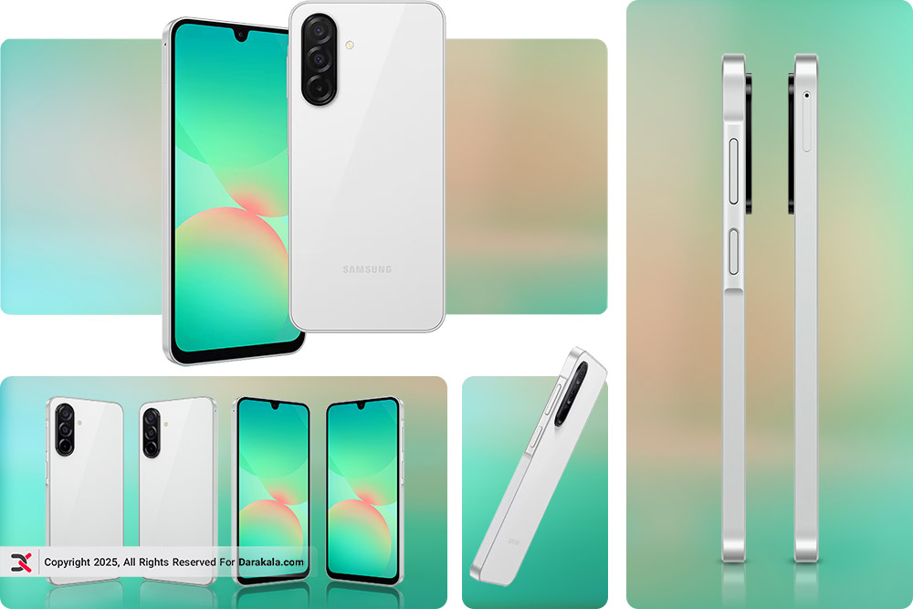 Samsung Galaxy A26-طراحی-پنل-پشت و جلو
